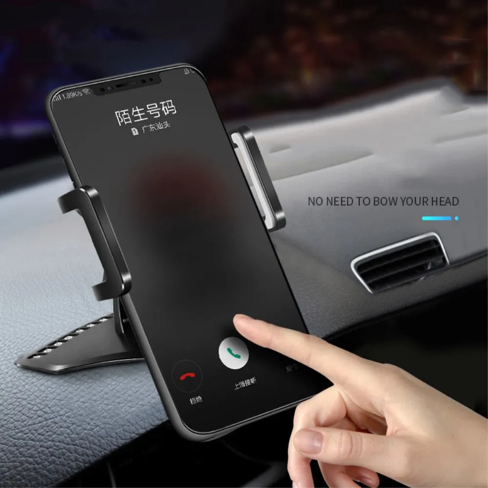 3 in 1 Car GPS Smartphone Holder: Dashboard / Visor Clamp   AC Grid Clip for ZTE Skate Pro - Black