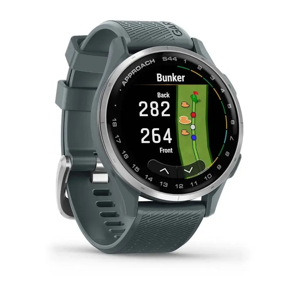 Approach® S44 - Silver Aluminium with Twilight Silicone Band