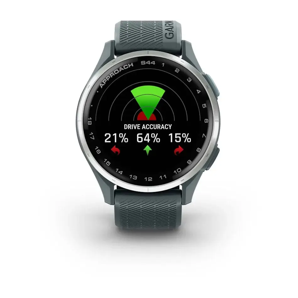 Approach® S44 - Silver Aluminium with Twilight Silicone Band