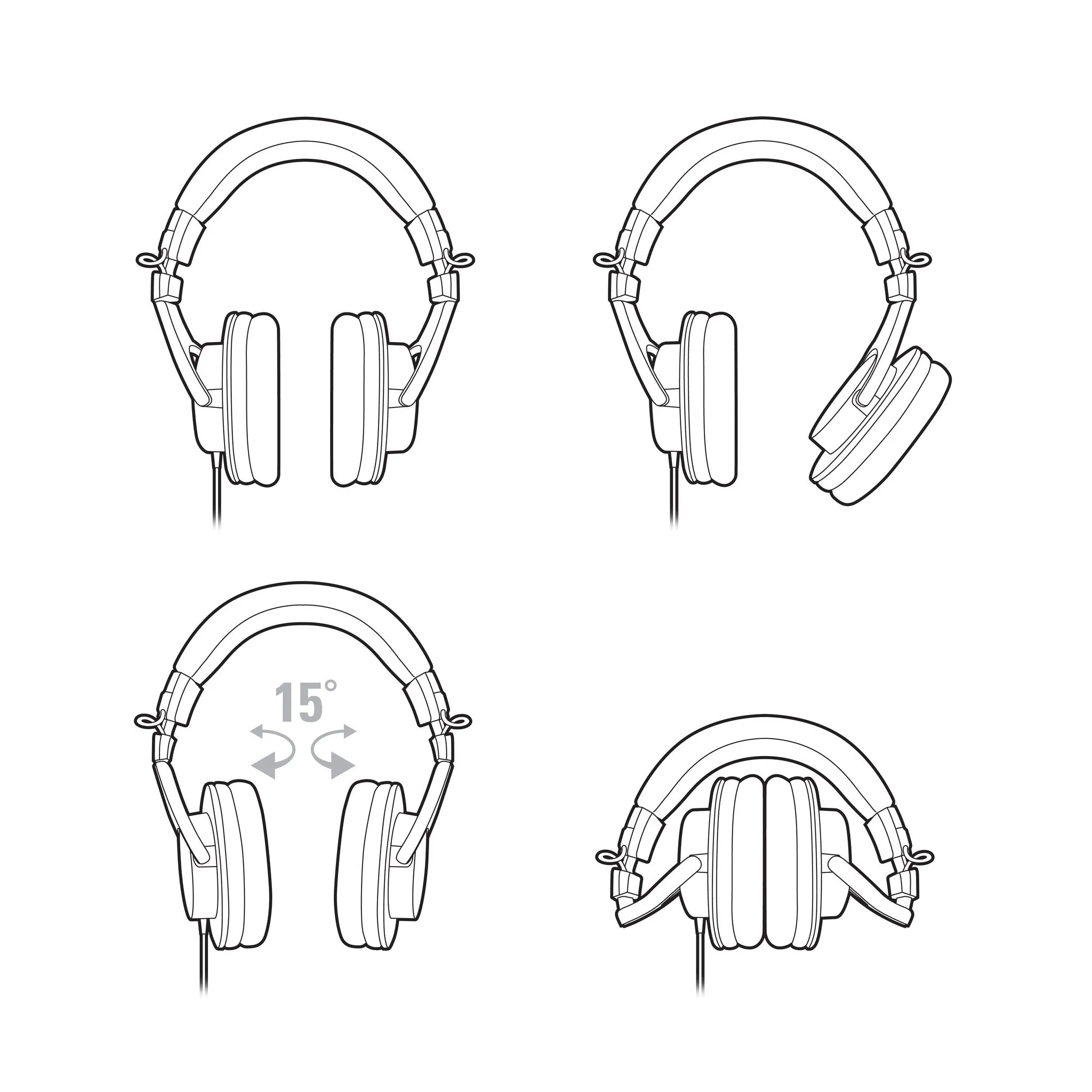 Audio Technica ATH-M30x Professional Monitor Headphones