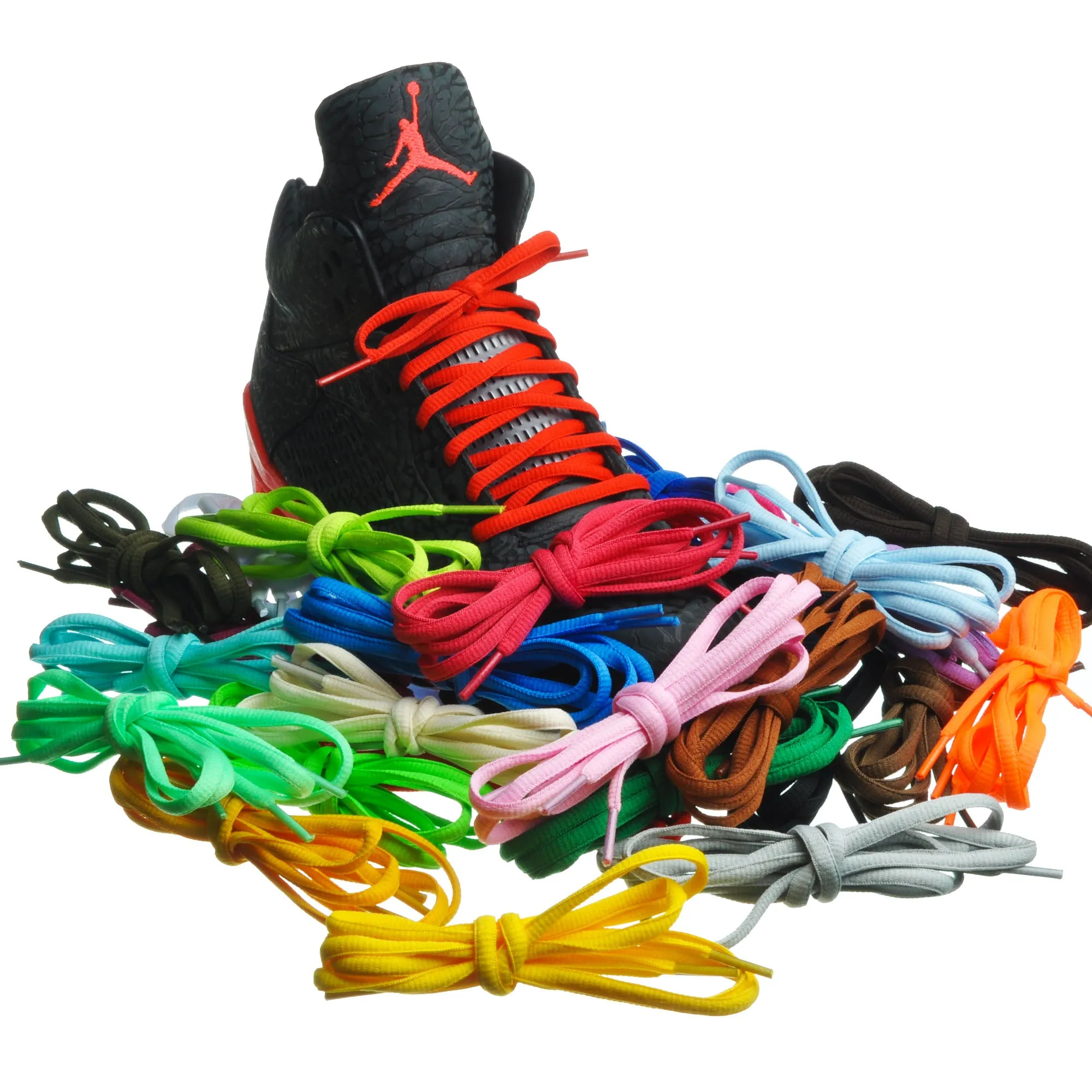 Birch's Oval Half Round 1/4" Shoe Laces - Persian Pink