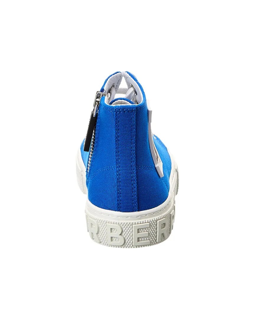 Burberry K1-New Mini Jack Canvas High-Top Sneaker