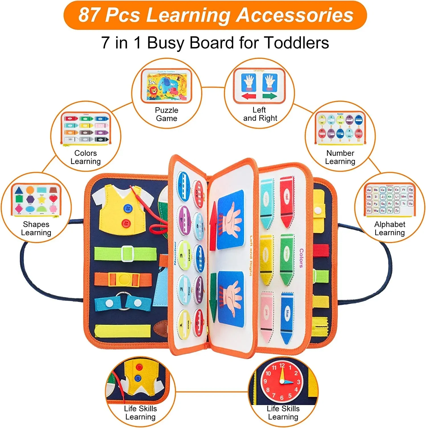 Busy Board Educational Games for Toddlers