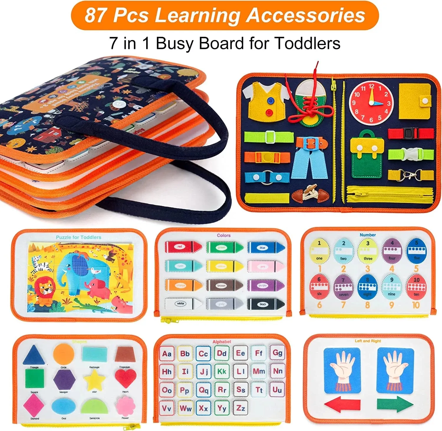 Busy Board Educational Games for Toddlers