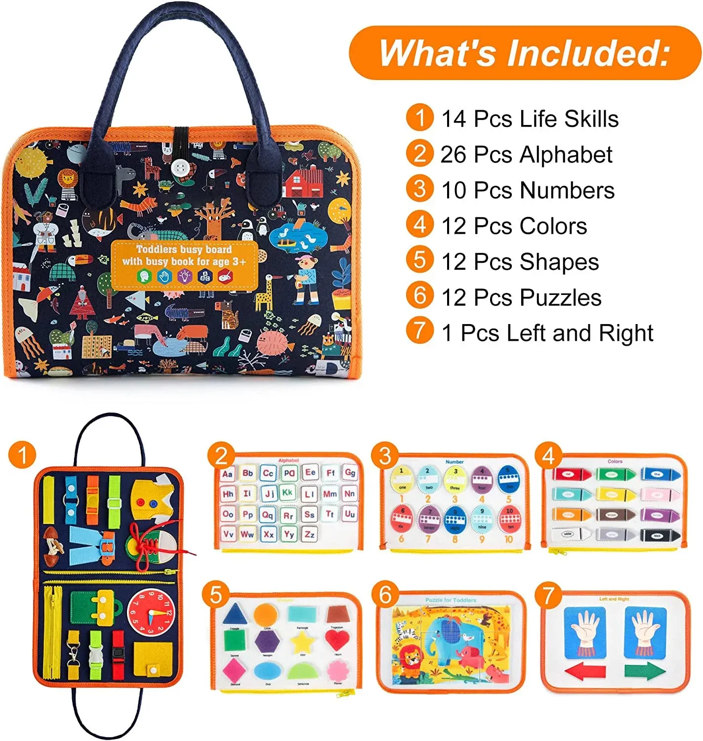 Busy Board Educational Games for Toddlers