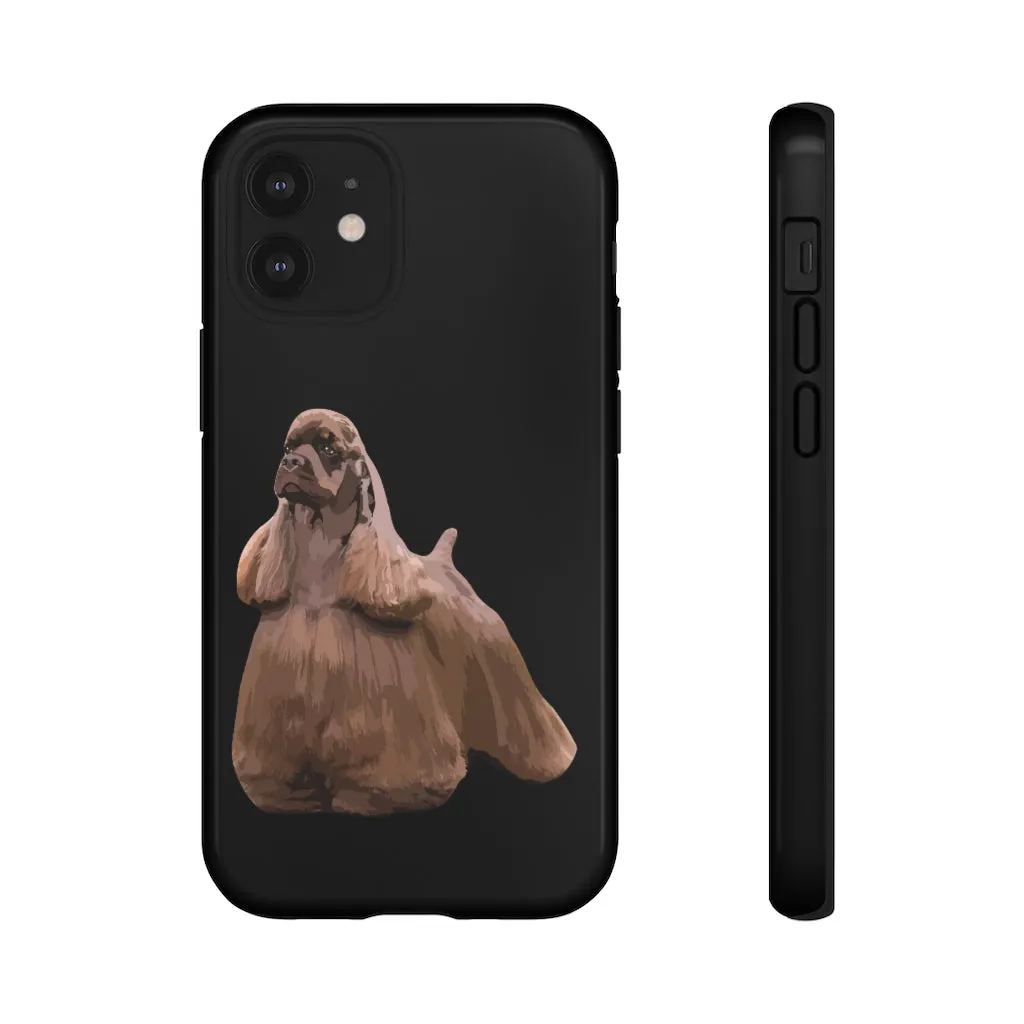 Cocker Spaniel Tough Cell Phone Cases, Dual Layer Protection, 19 Types, Made in the USA!!