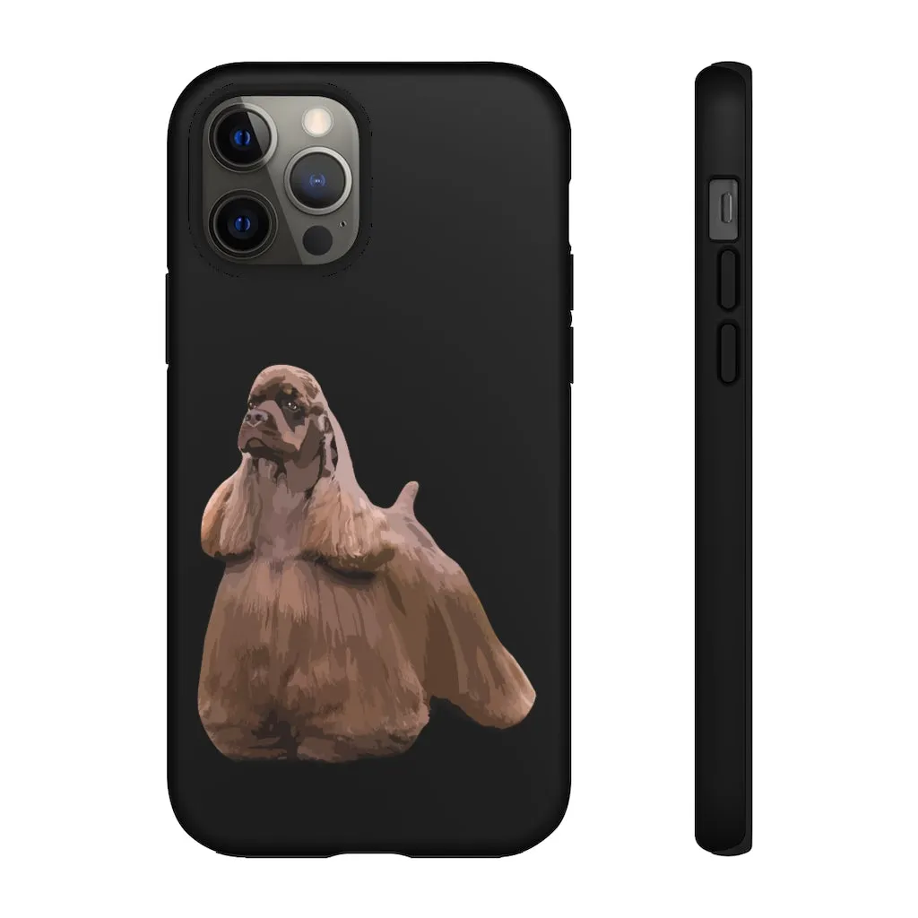 Cocker Spaniel Tough Cell Phone Cases, Dual Layer Protection, 19 Types, Made in the USA!!