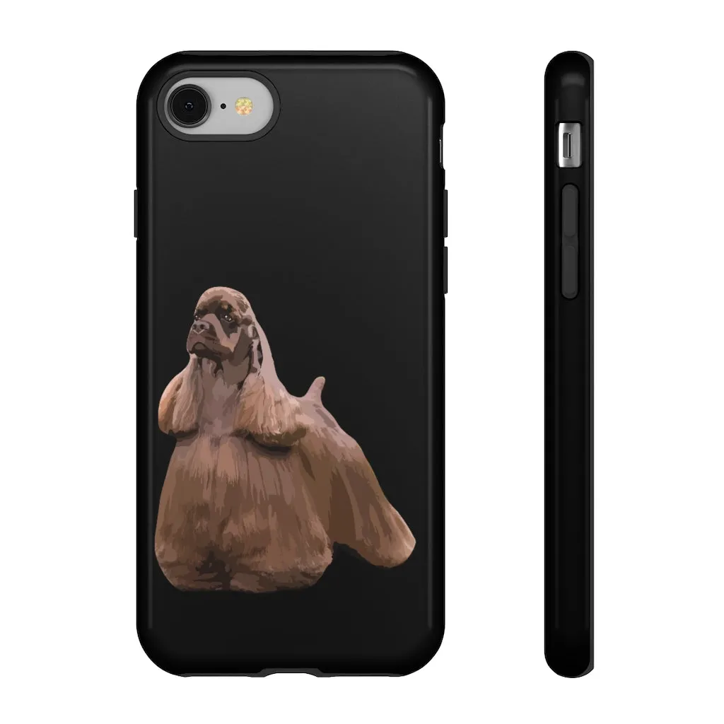 Cocker Spaniel Tough Cell Phone Cases, Dual Layer Protection, 19 Types, Made in the USA!!