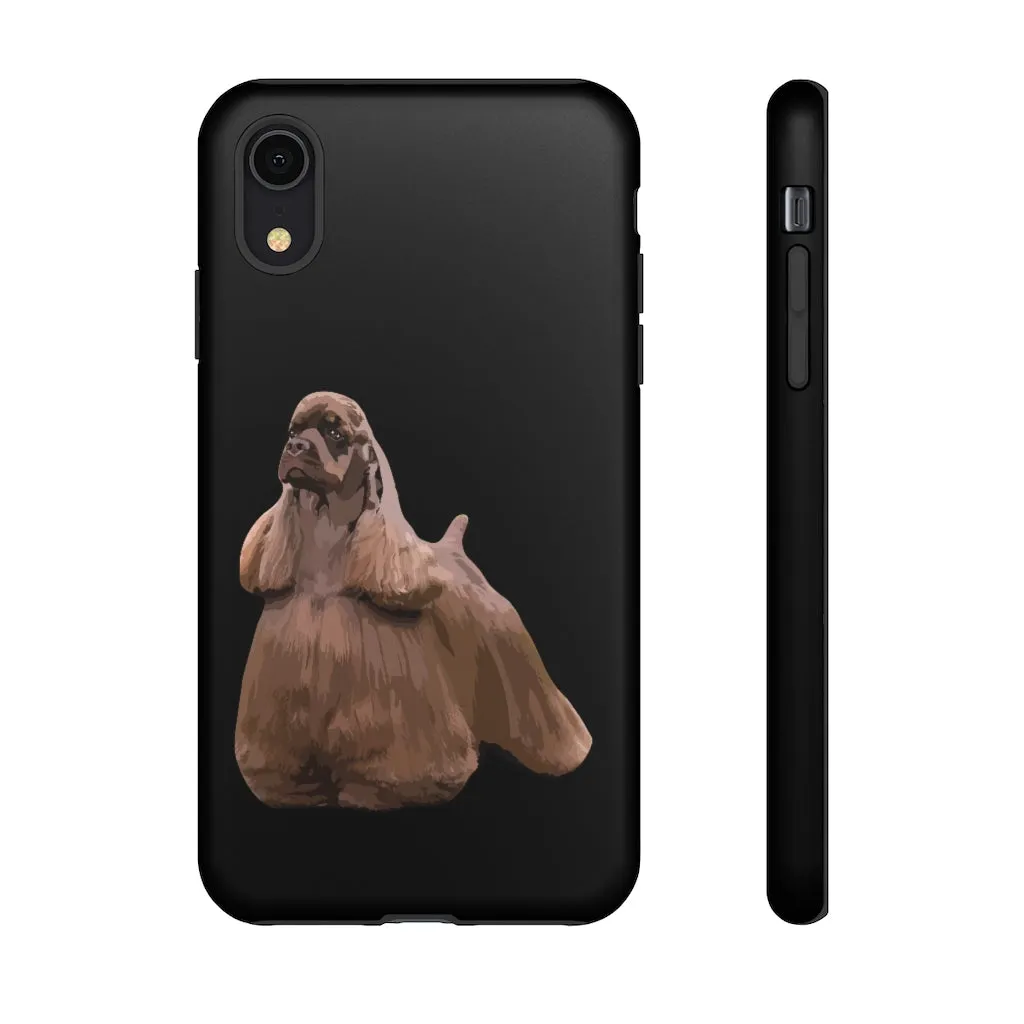 Cocker Spaniel Tough Cell Phone Cases, Dual Layer Protection, 19 Types, Made in the USA!!