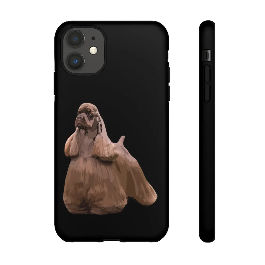 Cocker Spaniel Tough Cell Phone Cases, Dual Layer Protection, 19 Types, Made in the USA!!