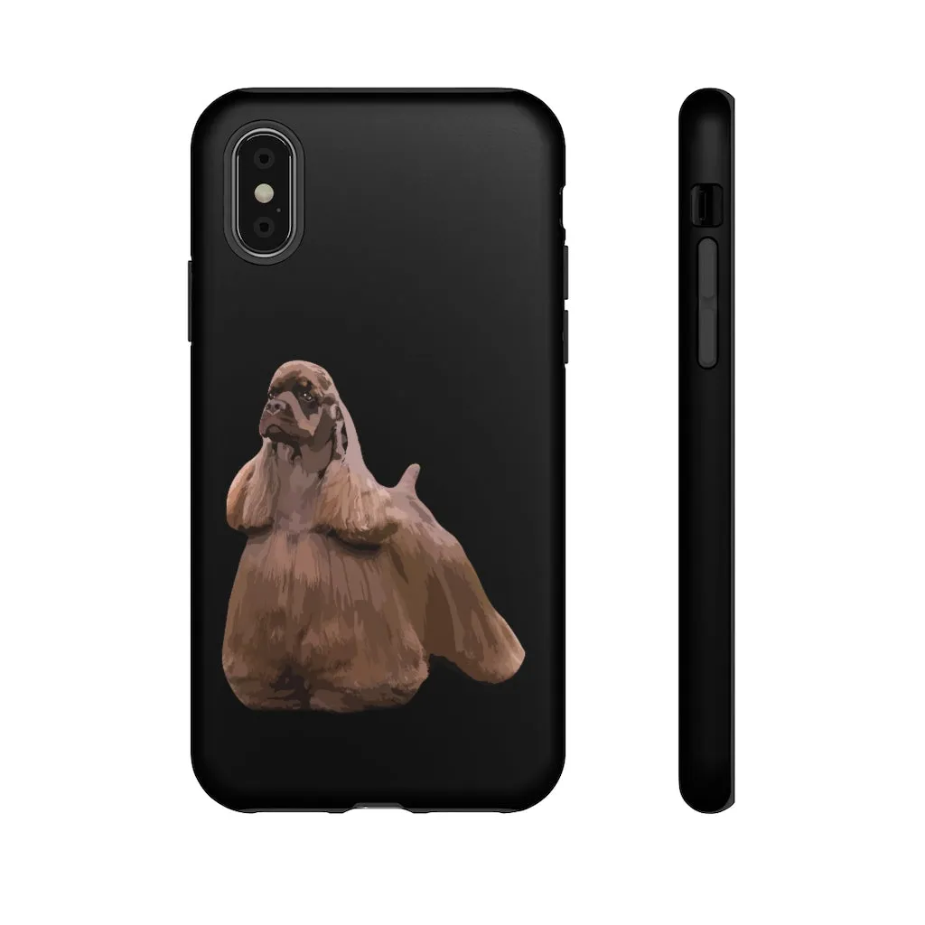 Cocker Spaniel Tough Cell Phone Cases, Dual Layer Protection, 19 Types, Made in the USA!!