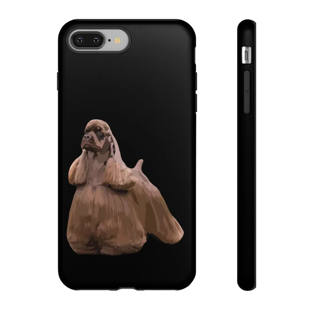 Cocker Spaniel Tough Cell Phone Cases, Dual Layer Protection, 19 Types, Made in the USA!!