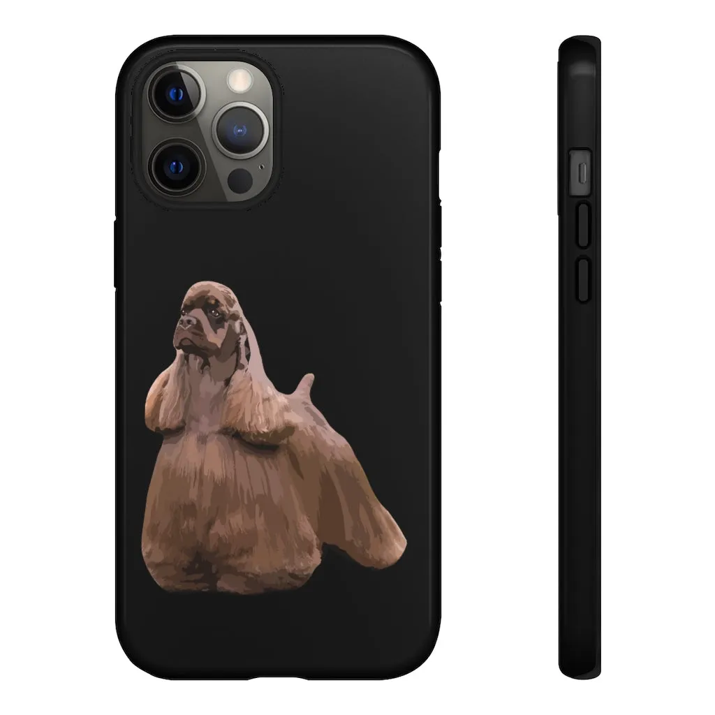 Cocker Spaniel Tough Cell Phone Cases, Dual Layer Protection, 19 Types, Made in the USA!!