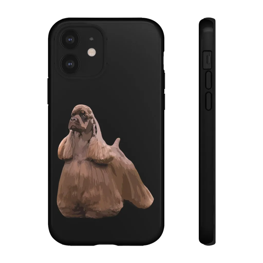 Cocker Spaniel Tough Cell Phone Cases, Dual Layer Protection, 19 Types, Made in the USA!!