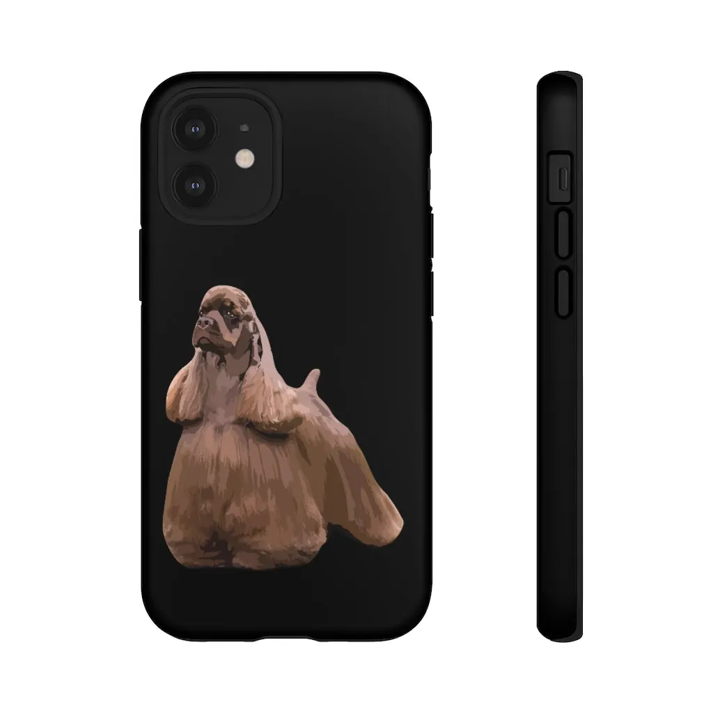 Cocker Spaniel Tough Cell Phone Cases, Dual Layer Protection, 19 Types, Made in the USA!!