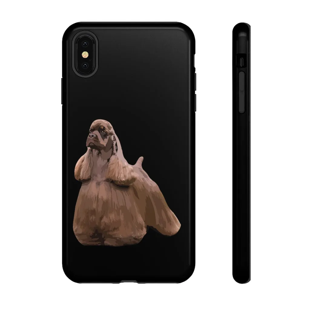Cocker Spaniel Tough Cell Phone Cases, Dual Layer Protection, 19 Types, Made in the USA!!