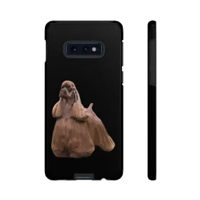 Cocker Spaniel Tough Cell Phone Cases, Dual Layer Protection, 19 Types, Made in the USA!!
