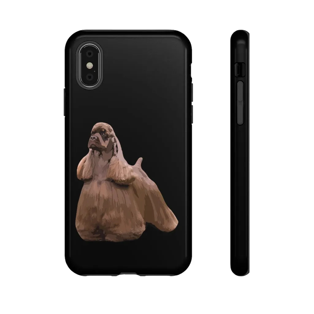 Cocker Spaniel Tough Cell Phone Cases, Dual Layer Protection, 19 Types, Made in the USA!!