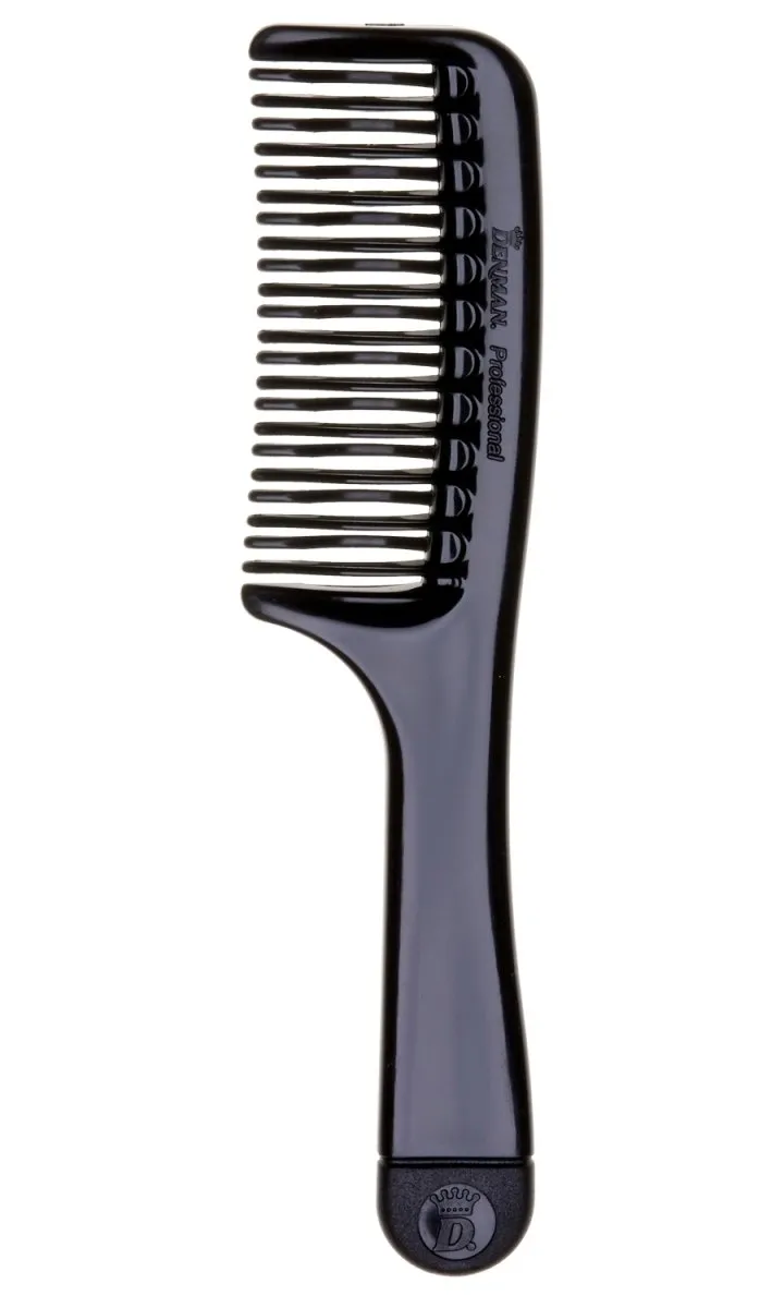 Denman Carbon D24 Black Detangling Comb 213mm