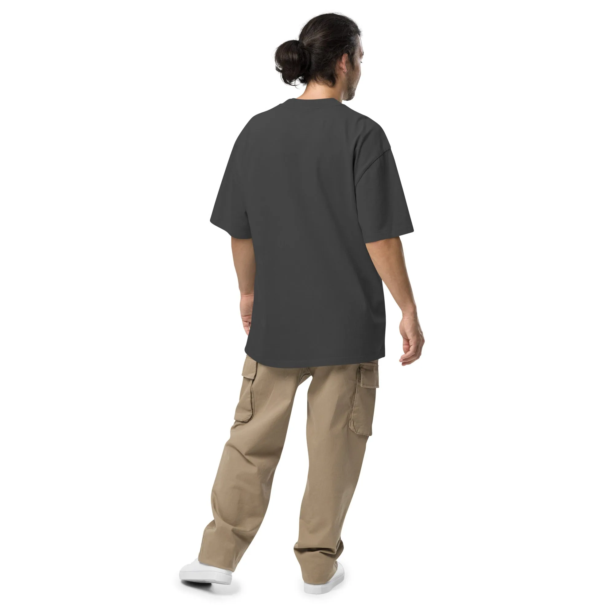 DUO MODERN "Skate Or Die" Oversized Faded T-Shirt