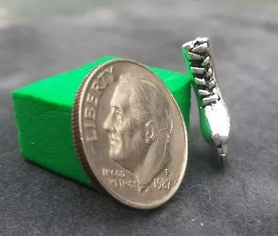 Figure Ice Skating Silver Charm - Shipping from Green Bay, WI Included
