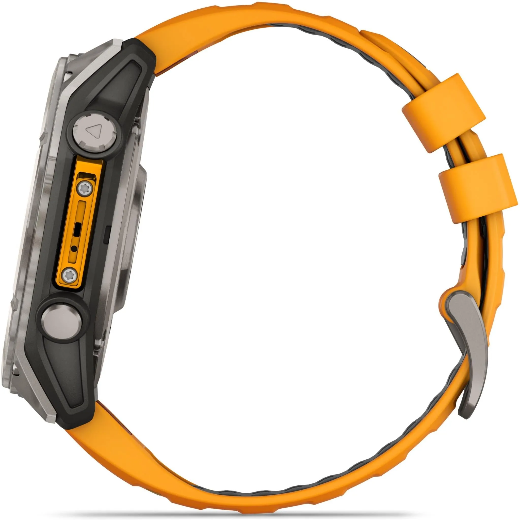 Garmin fenix® 8 51mm AMOLED Sapphire Edition Titanium with Spark Orange   Graphite Band