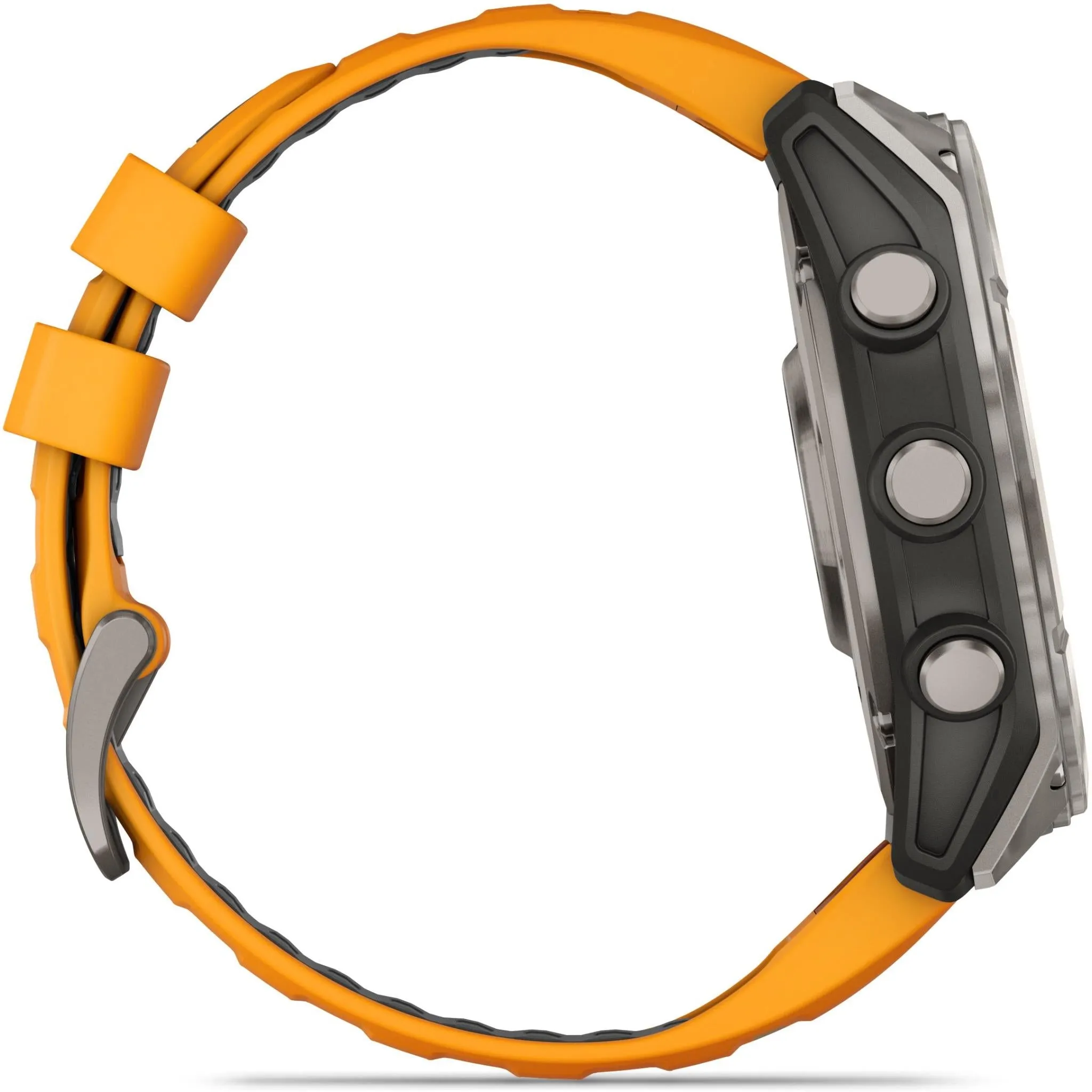 Garmin fenix® 8 51mm AMOLED Sapphire Edition Titanium with Spark Orange   Graphite Band