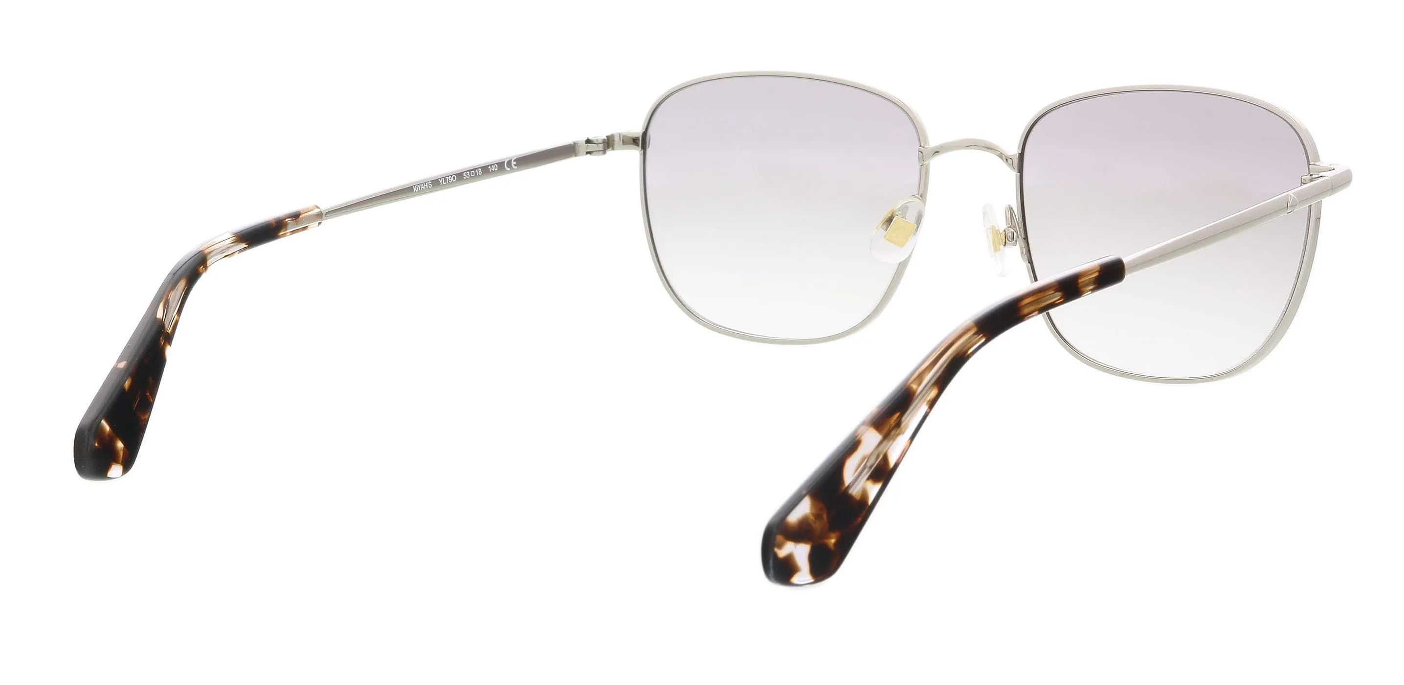 KATE SPADE KIYAHS 0YL7 9O Silver Havana Square Sunglasses