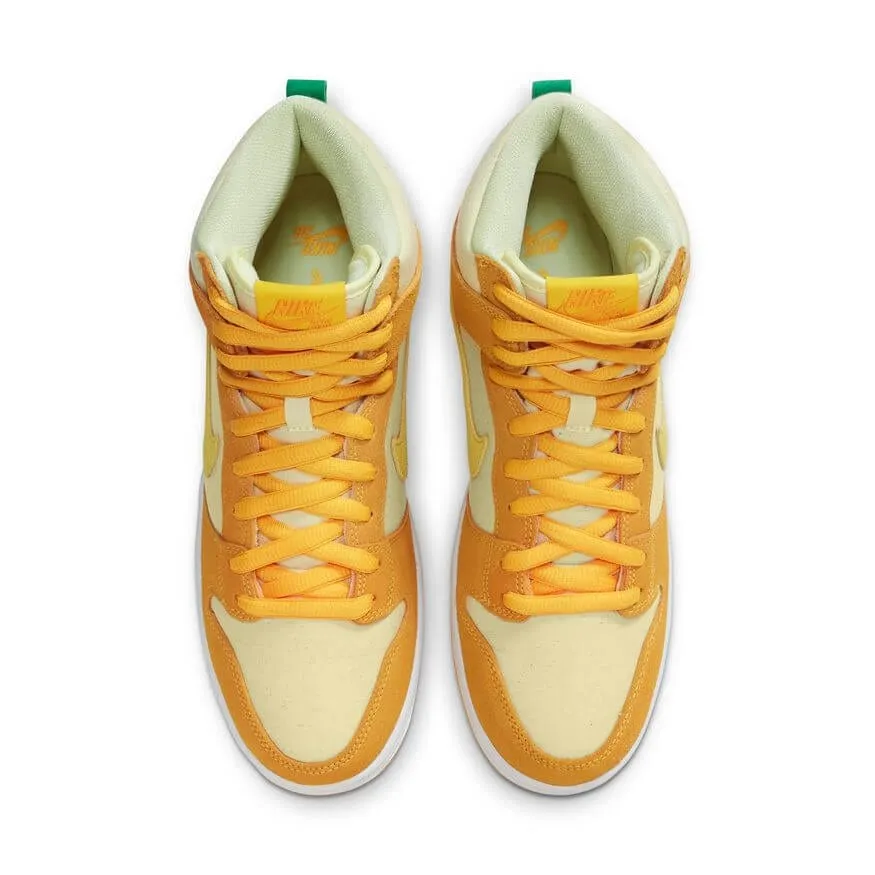 Nike SB Dunk High Pro University Gold Vivid Sulfur-Citron Tint