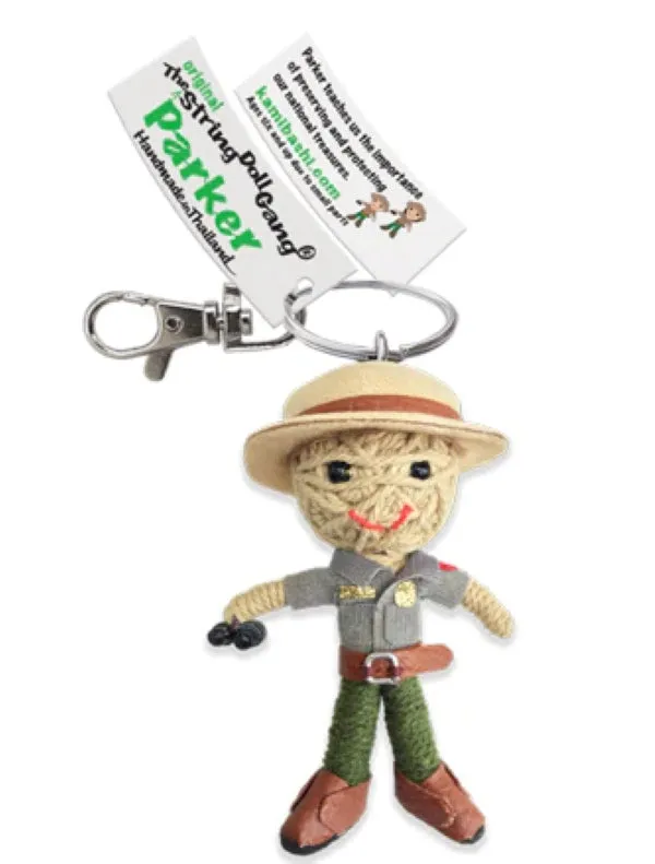 Parker the Park Ranger String Doll Keychain