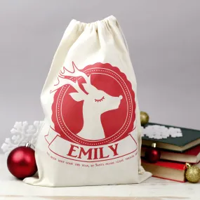 Personalised Mini Christmas Gift Sack