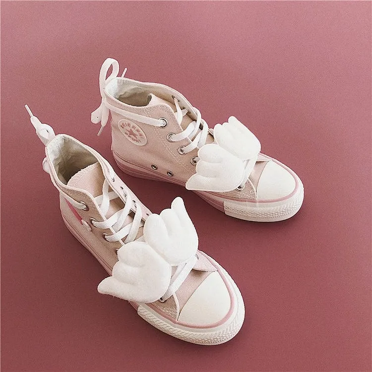 Pink Cardcaptor Sakura Wings Canvas Shoes