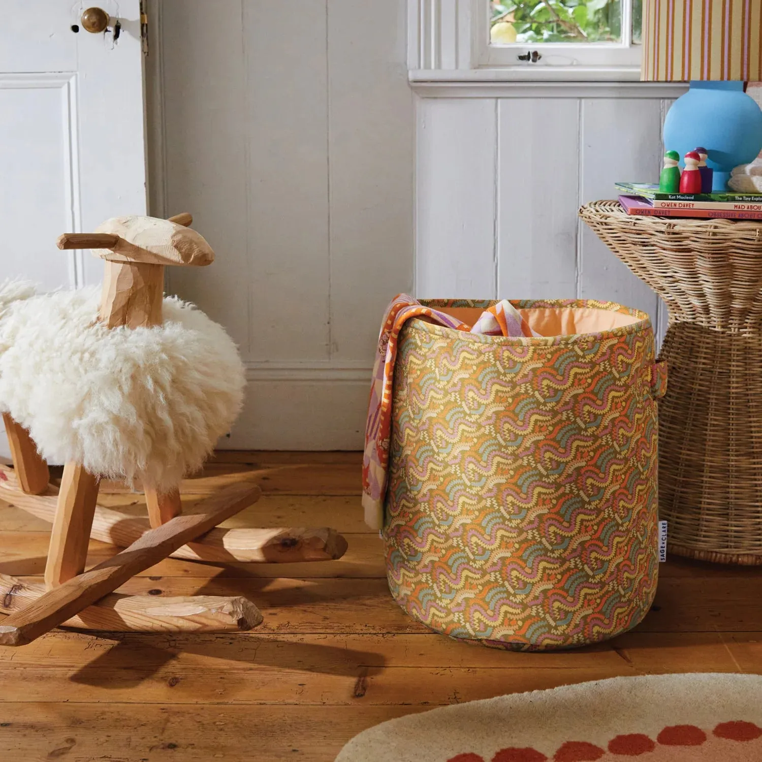 Sage x Clare Askern Cotton Basket