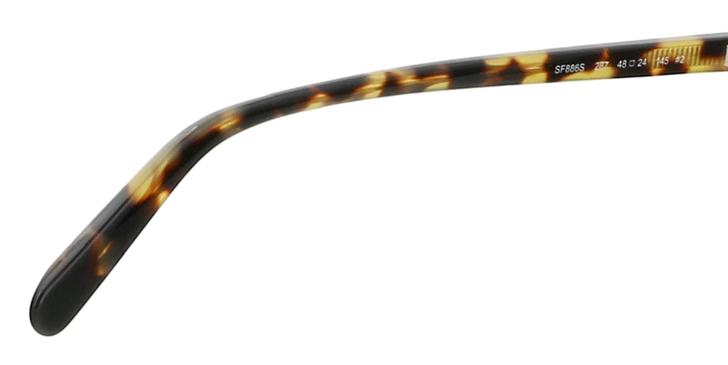 Salvatore Ferragamo SF886S 287 Tokyo Havana/Blue Square Sunglasses