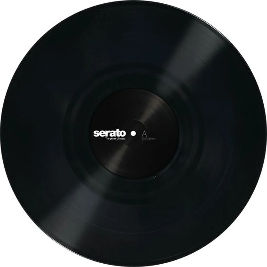 Serato Control Vinyl 12" Single Black.