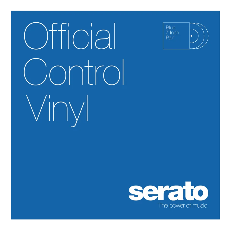 Serato Performance Series 7" Control Vinyl Blue (pair)