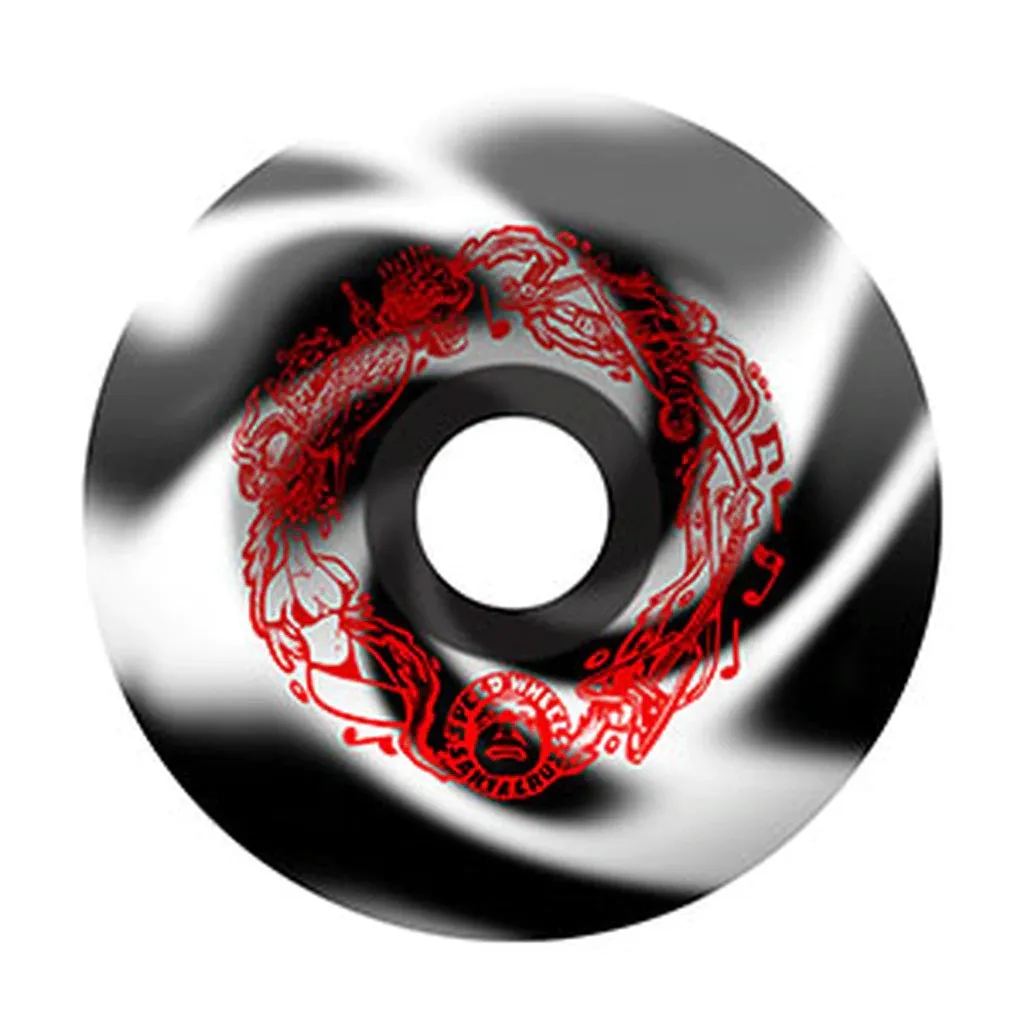 Slime Balls Vomits Wheels 60mm 97a - Black/White Swirl (Set of 4)