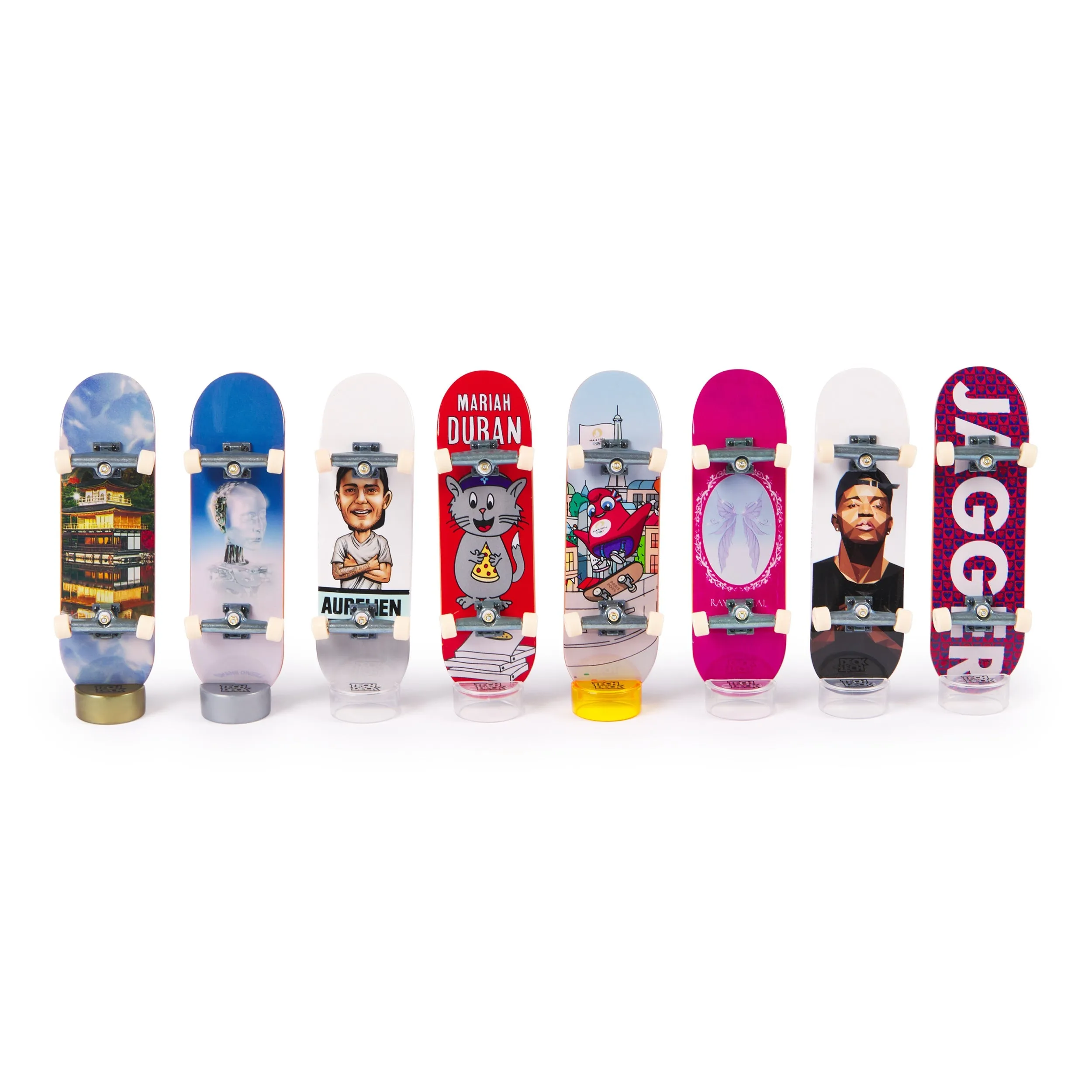 Tech Deck, Competition Legends Olympic Games Paris 2024 Fingerboard 8-Pack