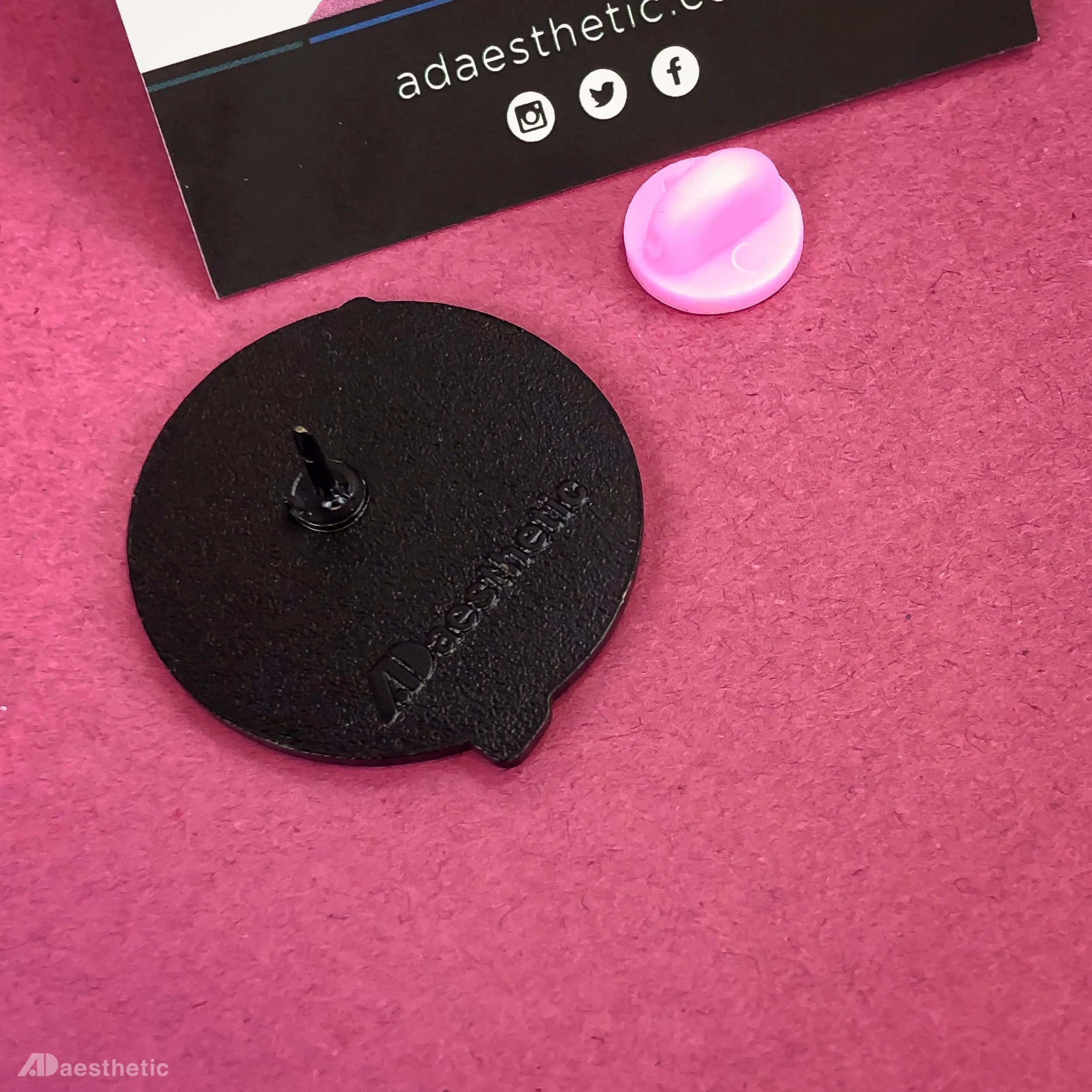 Tits Up Enamel Lapel Pin