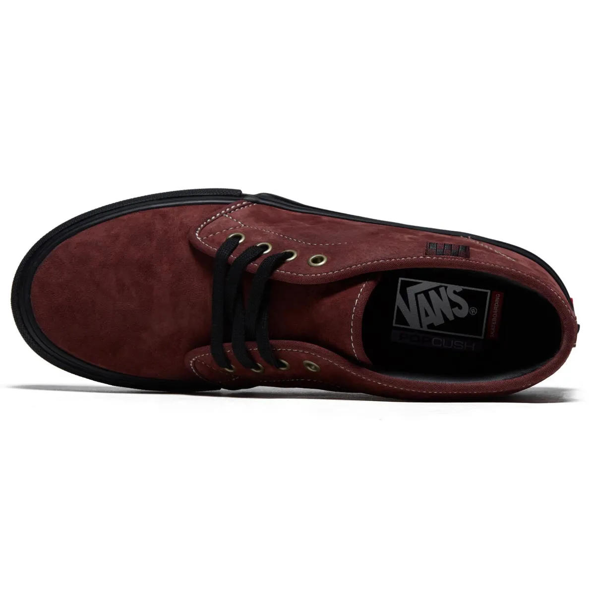 Vans Skate Chukka Shoes - Dark Red/Black