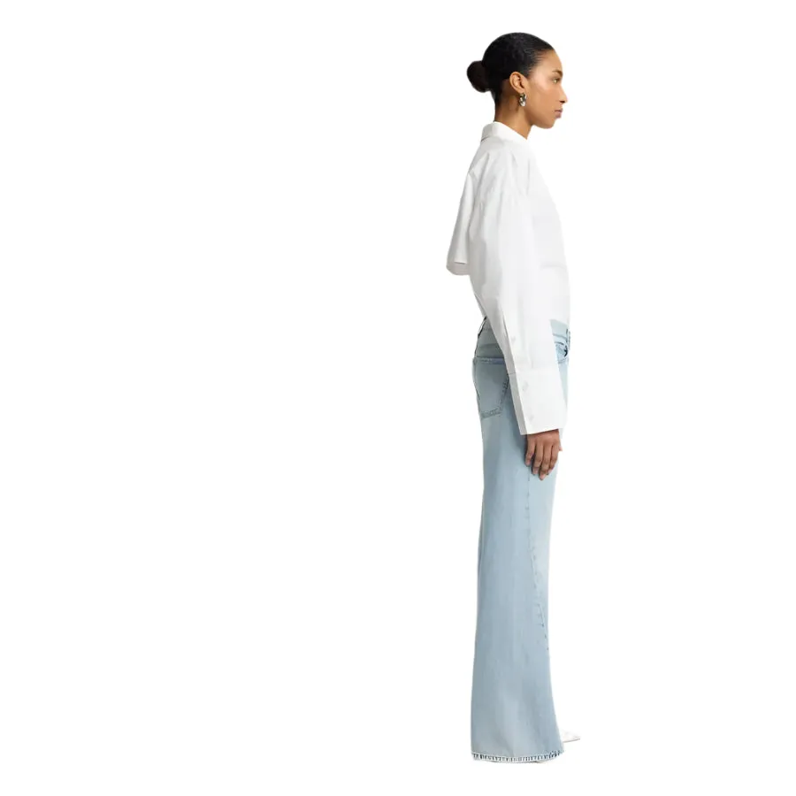 Women's Seven For All Mankind Slim Illusion Twisted Seam Spencer Flare 7U350555-1E6