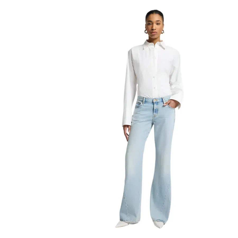 Women's Seven For All Mankind Slim Illusion Twisted Seam Spencer Flare 7U350555-1E6