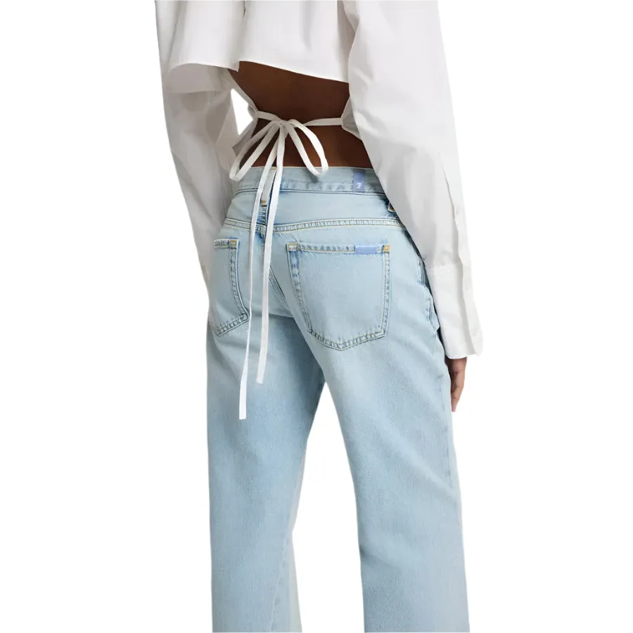 Women's Seven For All Mankind Slim Illusion Twisted Seam Spencer Flare 7U350555-1E6