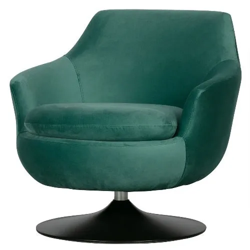Woood Jada Rotational Armchair Teal - Clearance